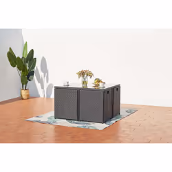 Concept Usine Miami 4 ensemble de meubles de jardin Noir - Vue supplémentaire 2