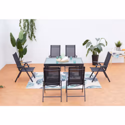 Concept Usine Brescia ensemble de meubles de jardin Gris