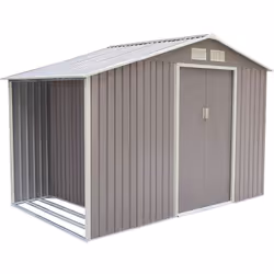 Spacieux, solide, durable & sans entretien L'abri de jardin Ventoux d'une surface de 6.53 m²; est une alternative de rangemen ...
