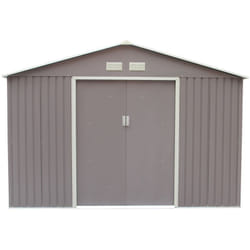 Abri de jardin en acier gris 10.85 m² sancy