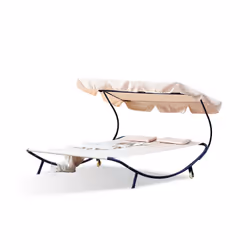 Concept Usine Aloha chaise de plage Écru Tissu
