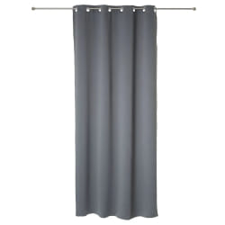 Atmosphera Rideau occultant 140 x 260 cm Gris
