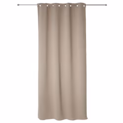 Atmosphera - Rideau occultant Louisa - 140 x 260 cm - Couleur lin