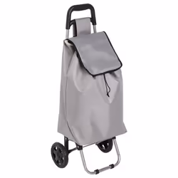 Atmosphera - Chariot de marché Aquarelle - 30 L - Gris