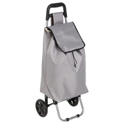 Atmosphera - Chariot de marché Aquarelle - 30 L - Gris