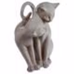 Atmosphera - Statuette Chat - Résine - Chat enlacé