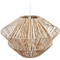 Suspension en rotin évasée Jane - Diam. 45 cm