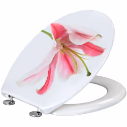 Avec son décor orchidée, cet abattant WC apportera un style contemporain et original à vos toilettes. FICHE TECHNIQUE - Abatt ...