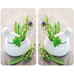 2 Couvre-plaques universel Herbes - 30 x 52 cm