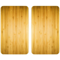 2 Couvre-plaques universel Bois - 30 x 52 cm