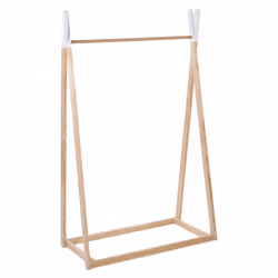 Penderie pour enfant en bois Dream - 76 x H. 126 cm - Marron