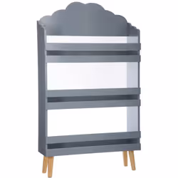 Décorez la chambre de votre enfant avec cette bibliothèque à trois étagères. Mignonne et pratique, elle apportera du charme e ...
