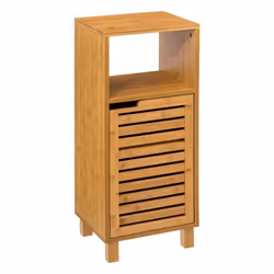 Five Simply Smart - Etagère salle de bain Sicela en bambou - L. 33 x H. 80 cm - Marron