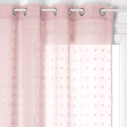 Atmosphera - Voilage Lily - 140 x 240 cm - Rose