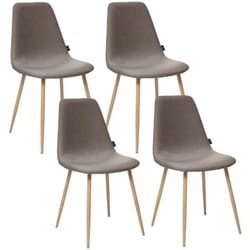Lot de 4 - Chaise design scandinave Roka