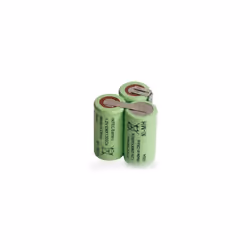 Lot de 3 Batteries pour Aspirateur. Référence de la pièce : 407135119, Marque : ELECTROLUX. Couleur de la pièce : Vert.