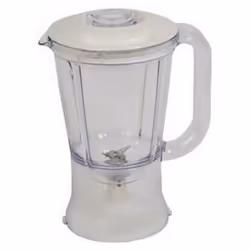 Bol blender (mixeur) complet pour robot ménager MOULINEX, SEB Bol blender blanc (le gris est épuisé) Ce bol blender est en pl ...