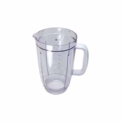 Bol blender acrylique 1,5l poignée blanche pour Robot. Référence de la pièce : KW681177, Marque : KENWOOD.