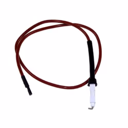 Bougie + fil 600m/m pour Réfrigérateur DOMETIC 2951105713. Couleur de la pièce : Rouge, Dimensions : 650 x 13 x 12 mm.