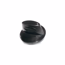 Bouton de commande noir pour Plaque de cuisson. Référence de la pièce : 481241279247, Marque : WHIRLPOOL.