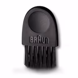 Brosse de nettoyage noire pour Tondeuse. Reference de la piece : 67030939, Marque : BRAUN.