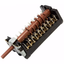 Commutateur compatible d'origine pour four, cuisinière VALBERG, CONTINENTAL EDISON, ESSENTIELB, ESSENTIEL B, EDSON, PROLINE, ...