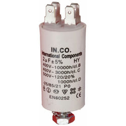Condensateur 2UF (1251008304) Sèche-linge arthur martin electrolux, electrolux Faure zanker, zanussi, zoppas