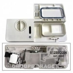 Distributeur lessive pour lave vaisselle SMEG - LVR9612 812890054 R9612 - 0110653P(RECTILIGNE) LV