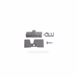 Ensemble fermeture de porte pour Réfrigérateur DOMETIC 2412757300. Couleur de la pièce : Gris, Dimensions : 62 x 22 x 30 mm.