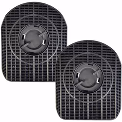 Lot de 2 filtres à charbon TYPE 200 compatible pour Hotte WHIRLPOOL, ARISTON HOTPOINT, BAUKNECHT, IKEA, IKEA WHIRLPOOL, SCHOL ...