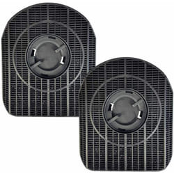 Whirlpool - Lot de 2 filtres à charbon type 200 (481281718522, CHF200) Hotte scholtes, ignis, elica, bauknecht, kitchenaid