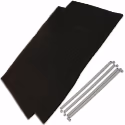 Lot de 2 filtres charbon pour hotte SAUTER, BRANDT, FAGOR Ils filtrent efficacement les vapeurs de graisse et les odeurs grâc ...