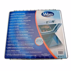 Grille universelle extensible Pratique, solide, en acier chromé, universelle, la grille extensible d'origine pour fours Wpro  ...