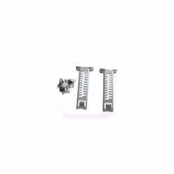 Jeu de fixation de plinthe pour Lave-vaisselle Bosch 00612653. Contenu: 2 supports avec vis et capuchons inclus.