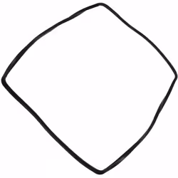Joint moufle 3 cotes d'origine pour four, cuisinière WHIRLPOOL, IKEA WHIRLPOOL 481946818298 Appareils compatibles : [FOUR, CU ...