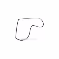 Joint de porte marron 4 côtés pour Four. Référence de la pièce : C00027982, Marque : HOTPOINT - ARISTON.