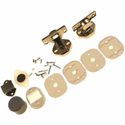 Kit d'encastrement charnières d'origine pour Lave-linge WHIRLPOOL, SCHOLTES, INDESIT, BAUKNECHT, RISTON HOTPOINT C00087354, C ...