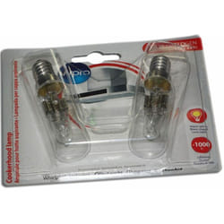 Lot de 2 ampoules halogènes T25L E14 40W long. 81mm diam. 23mm (484000008834, 9029791929) Hotte aeg, alno, ariston hotpoint, arthur martin