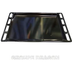 Lèche-frites émaillé - Indesit - FC55CIX FB56C.2(BK) FT95C(AN) - Noir - Pièce dorigine constructeur