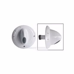 Manette pour Four. Référence de la pièce : 450910159, Marque : BEKO. Caractéristiques de la pièce = Couleur : Blanc/Largeur : ...