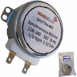 Moteur de plateau compatible pour four micro-ondes WHIRLPOOL, BAUKNECHT, LADEN, IKEA WHIRLPOOL, IGNIS Puissance 2,5/2 W 220/2 ...