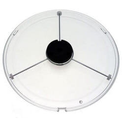 Brandt - Plateau en verre (avec entraineur & support) (37802-35401) (74X7599) Four micro-ondes de dietrich, fagor, sauter, vedett