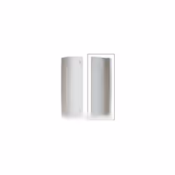 Poignée porte blanche pour Réfrigérateur. Référence de la pièce : 481246268849, Marque : WHIRLPOOL.