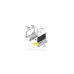 Résistance de dégivrage bac 60 w 230 v pour Réfrigérateur, Congélateur Siemens 217352