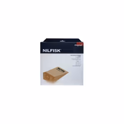 Boite de 5 sacs en papier pour Aspirateur. Référence de la pièce : 82222800, Marque : NILFISK ADVANCE. Couleur de la pièce : ...