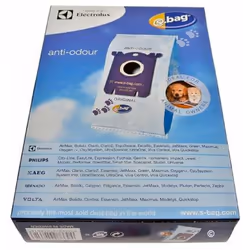 Boîte de 4 sacs poussières anti odeurs d'origine pour aspirateur TORNADO, ELECTROLUX Depuis 2014, les boîtes contiennent déso ...