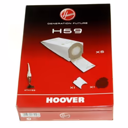 Lot de 5 Sacs h59 pour Aspirateur. Référence de la pièce : 35600279, Marque : HOOVER.