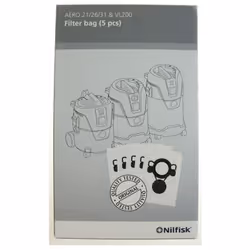 Boite de 5 sacs pour Aspirateur. Référence de la pièce : 302002404, Marque : NILFISK ADVANCE.