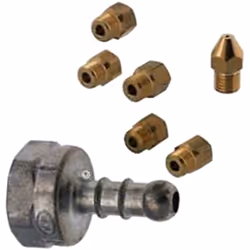Jeu d'Injecteurs, gicleurs gaz butane/ propane d'origine pour four, cuisinière DE DIETRICH 92X1630 Appareils compatibles : [F ...