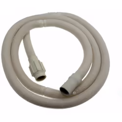 Tuyau de vidange compatible pour lave-vaisselle Longueur 2,25 m Raccord droit diamètre intérieur 22 mm Raccord droit diamètre ...